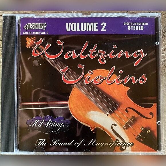 Vintage CD 101 Strings Waltzing Violins Vol 2 Classical Instrumental 1993 Alshir - Picture 1 of 3